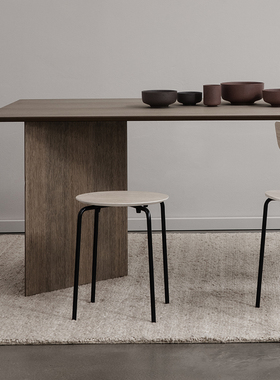sort丹麦Ferm Living凳子圆凳独凳叠放餐凳北欧现代Herman Stool