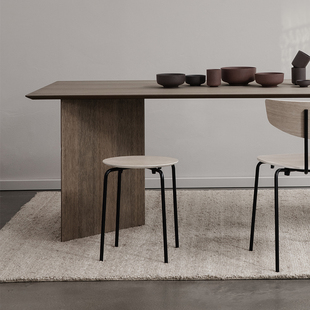 sort丹麦Ferm Stool Living凳子圆凳独凳叠放餐凳北欧现代Herman