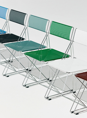 sort丹麦HAY餐椅可堆叠靠背椅金属椅子北欧现代简约X-LINE CHAIR