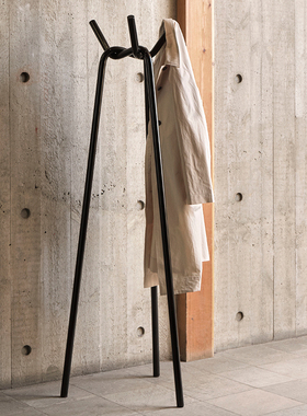 sort丹麦HAY三脚钢管衣架北欧创意现代简约落地杆衣帽收纳架KNIT