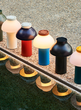 sort丹麦HAY小台灯便携充电调光台灯卧室床头北欧现代PC PORTABLE