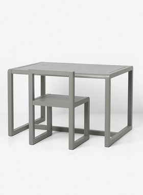 sort丹麦ferm LIVING北欧儿童小椅子桌子椅凳子LITTLE ARCHITECT