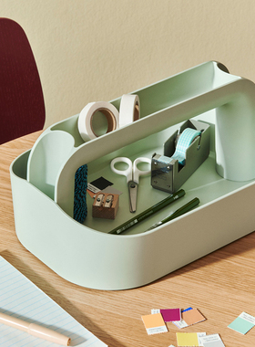 sort丹麦HAY塑料桌面收纳盒TOOL BOX北欧储物便携工具箱办公整理