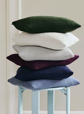 sort丹麦HAY纯色羽绒抱枕客厅沙发靠垫北欧简约Texture Cushion