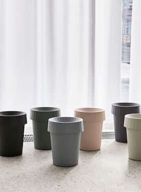 sort丹麦HAY垃圾桶北欧简约创意办公家用客厅书房收纳桶SHADE BIN