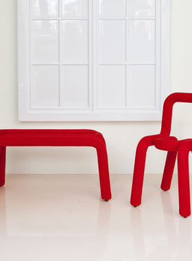 sort法国Moustache时尚艺术粗体餐椅现代简约设计师椅Bold Chair
