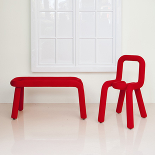 sort法国Moustache时尚 Chair 艺术粗体餐椅现代简约设计师椅Bold