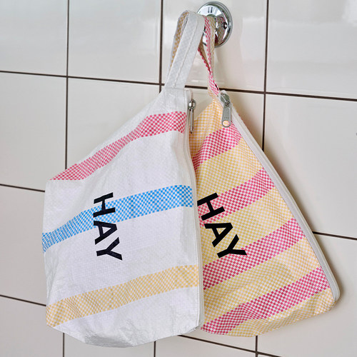 HAY彩色条纹收纳袋手提袋