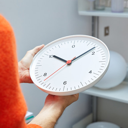 sort丹麦HAY圆形挂钟北欧现代简约静音时钟表客厅卧室Wall Clock