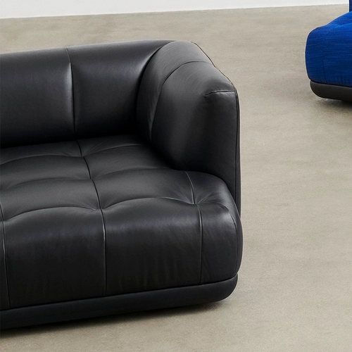 Сортировать датский сено новый кожаный диван высокий импорт Quilton Modern Home Living Multiplayer Dofa