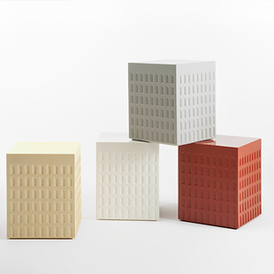 sort意大利Kartell艺术立方体方茶几边几桌凳现代设计装饰摆件Eur