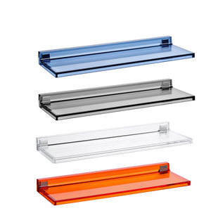 sort意大利Kartell置物架隔板SHELFISH透明卫浴厨房浴室展示架子