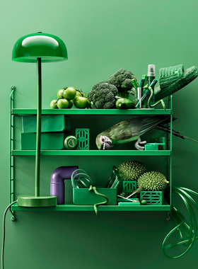 sort瑞典String Pocket多功能上墙置物架北欧现代简约储物收纳架