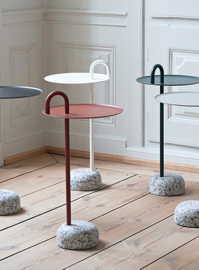 sort丹麦HAY小圆桌创意设计移动茶几北欧现代简约小桌边几BOWLER