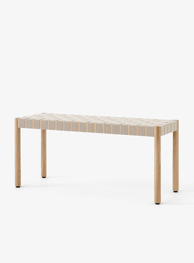 sort丹麦&Tradition亚麻织带长凳子长条凳餐凳换鞋凳北欧TK4 TK5