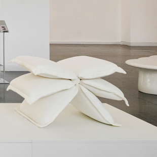 sort中国一周设计Flounce Stool花边凳抱枕凳玄关凳子梳妆凳现代