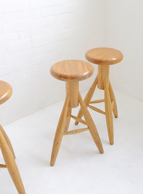 sort芬兰Artek实木吧椅火箭凳北欧现代简约吧凳Rocket Bar Stool