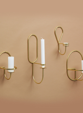 sort丹麦HAY复古壁挂烛台北欧现代家居壁饰墙面装饰氛围LUP WALL
