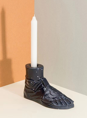 sort西班牙DOIY希腊雕像陶瓷烛台蜡烛文艺装饰摆件Candle Holder