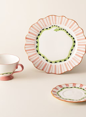 sort中国MIO NIDO蛇年限定撞色手绘陶瓷餐具餐盘咖啡杯碟新年礼物