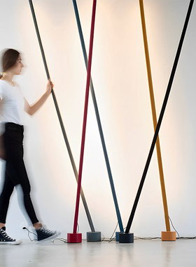 sort意大利martinelli luce织带灯现代客厅空间感落地灯ELASTICA