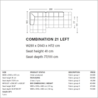 Комбинация 21 левый 281 заказ 8-12 месяцев
