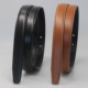 真皮不带头女士皮带头层牛皮腰带身H平滑扣两尖头打孔裤 带条2.4cm