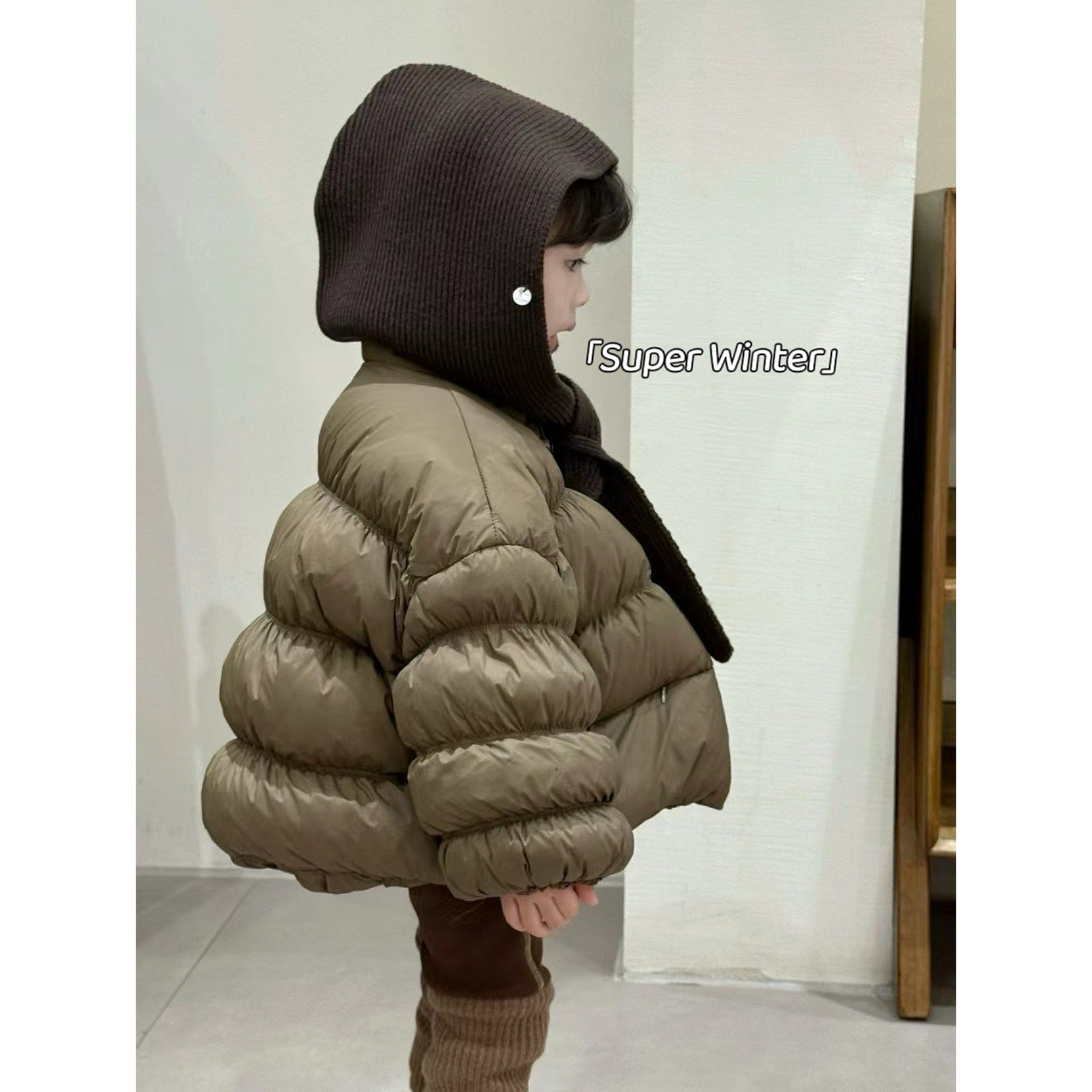 女童冬季韩版加厚棉服外套