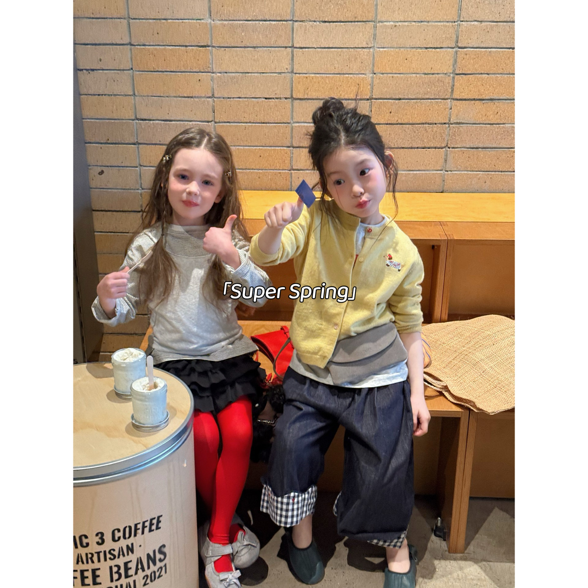 女童26春季新款韩版清新卡通刺绣针织开衫外套格子拼接休闲裤套装,童装/婴儿装/亲子装,毛衣/针织衫,淘宝优惠券,粉丝福利购,淘宝优惠卷