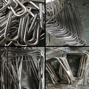 手推车平板车不锈钢把手搬运车折叠扶手小推车活动把配件加厚拉手