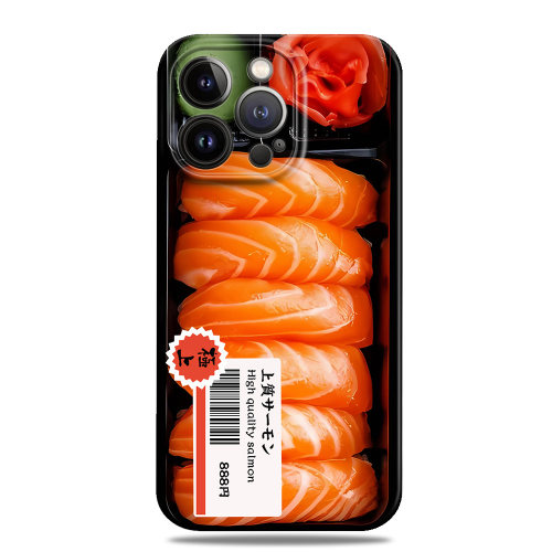 日式食物三文鱼寿司手机壳小众