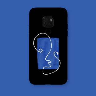 适用华为mate50pro手机壳40个性 9软硅胶全包防摔60 创意3020x抽象10