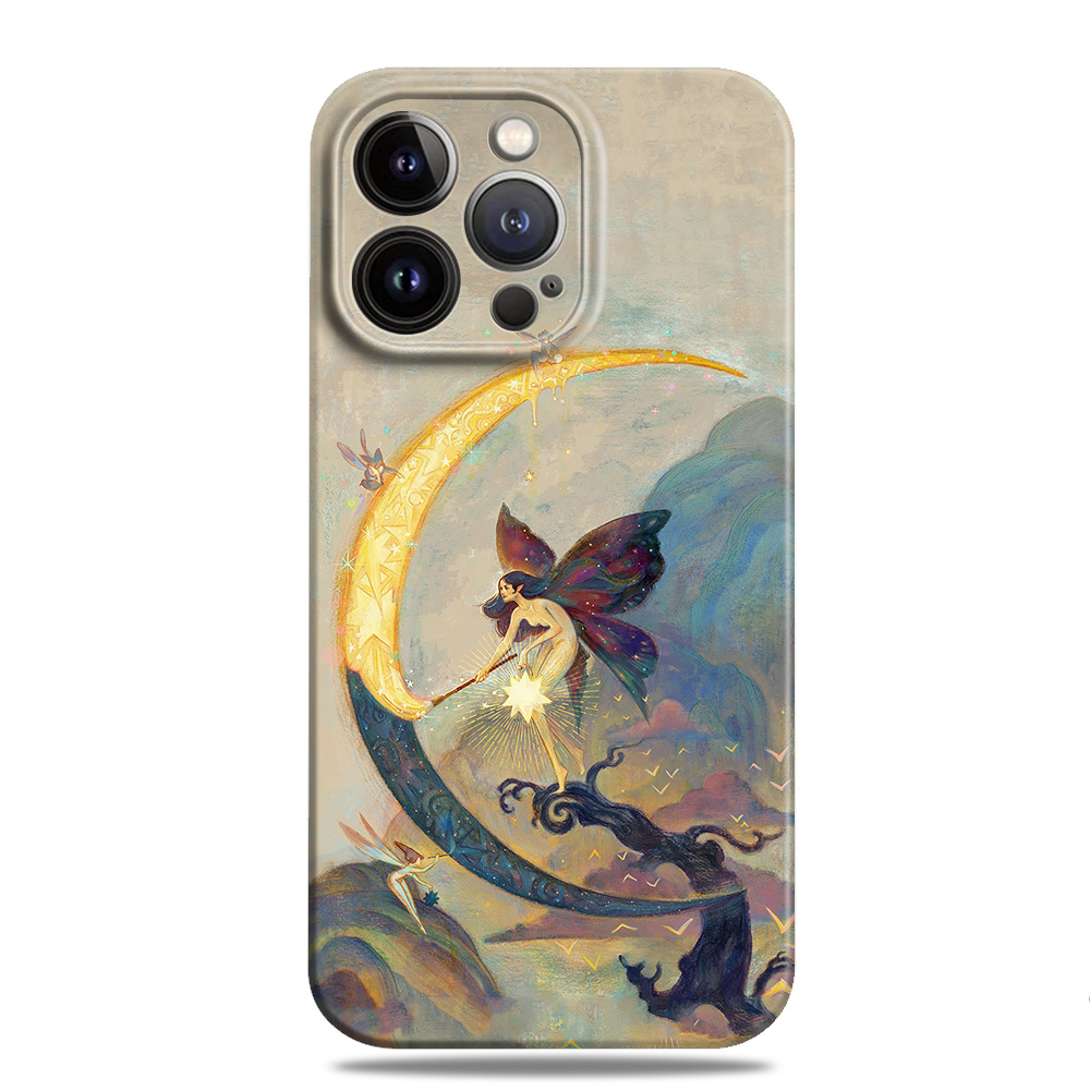 月亮女神复古艺术梦幻手机壳磁吸