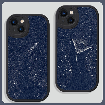创意夜空深海小众创意手机壳全包