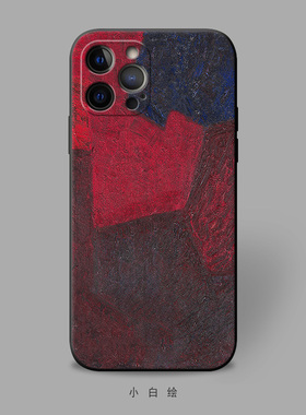 适用苹果12mini/xr/678pluse/11promax手机壳欧式抽象油画插画软