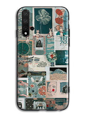 适用华为nova987se/5i/5z/3/4e/2s/7pro手机壳ins冷淡风北欧软套