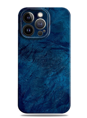 深邃蓝色大海梦幻风景适用苹果16promax手机壳15小米14华为mate60菲林p70荣耀200高级感nova13潮oppo全包vivo