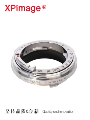 XPimage康泰时Contax RF尼康Nikon S镜头转接徕卡M机身黄斑转接环