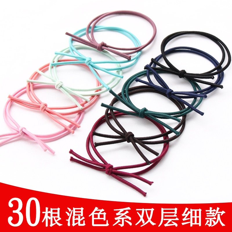 网红扎头发发绳发圈韩国ins气质小清新可爱橡皮筋简约森女系头绳_虎窝淘