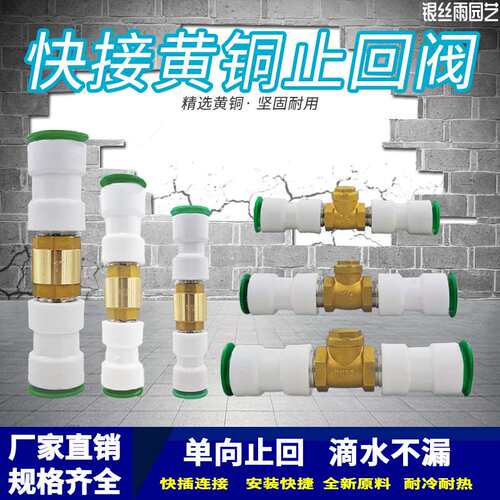 止回阀ppr快接止回阀20快装快接