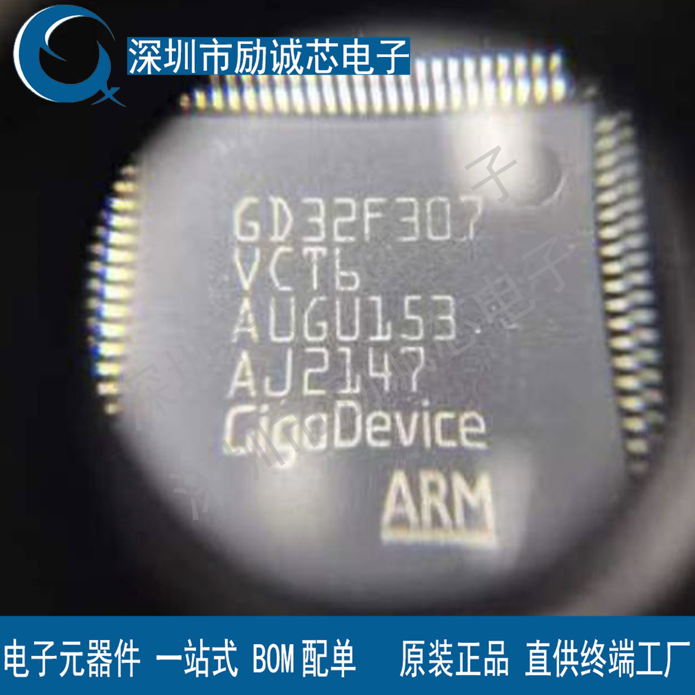 原装GD32F307VCT6 LQFP-100 ARM Cortex-M4 32位微控制器-MCU芯片