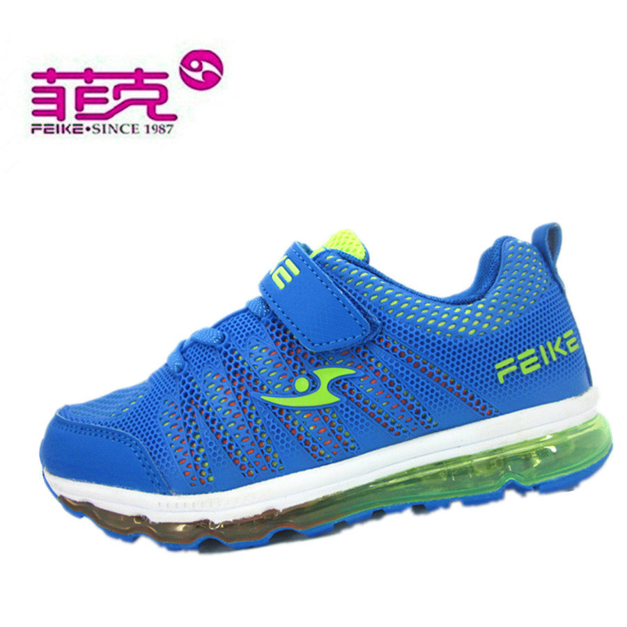 菲克正品男童小学生运动鞋网面气垫童鞋大码大童跑步鞋子特价包邮