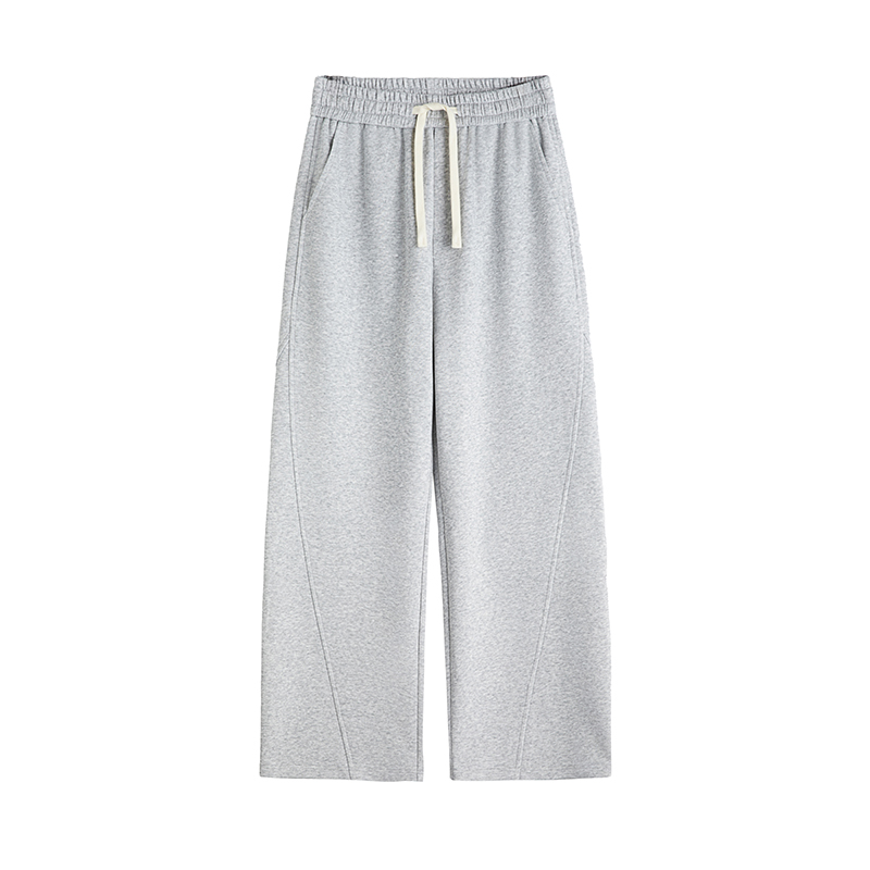 简约风格直筒休闲裤宽松垂感