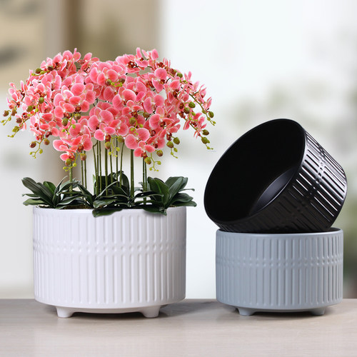 陶瓷花盆家用室内轻奢高级感