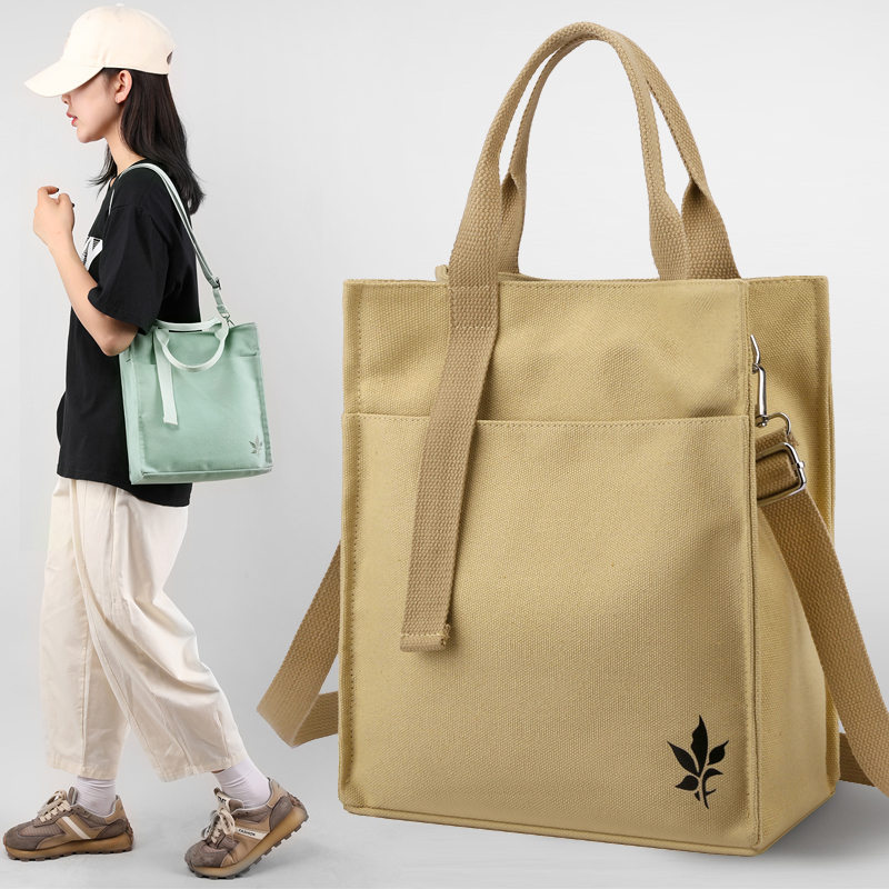 大容量简约休闲文艺女包