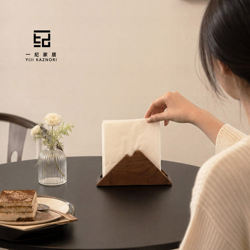 纸巾架子三角形立式餐巾纸纸架