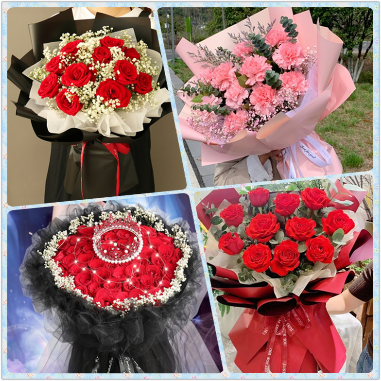 214情人节送母亲礼物惠州惠阳区大亚湾速递33朵玫瑰百合鲜花