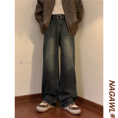 NAGAWL长裤秋冬牛仔裤