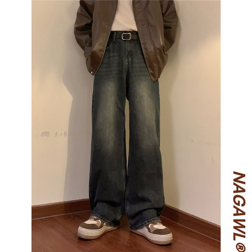 NAGAWL长裤秋冬牛仔裤
