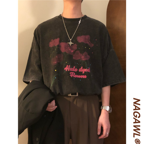 nagawl短袖宽松潮青年
